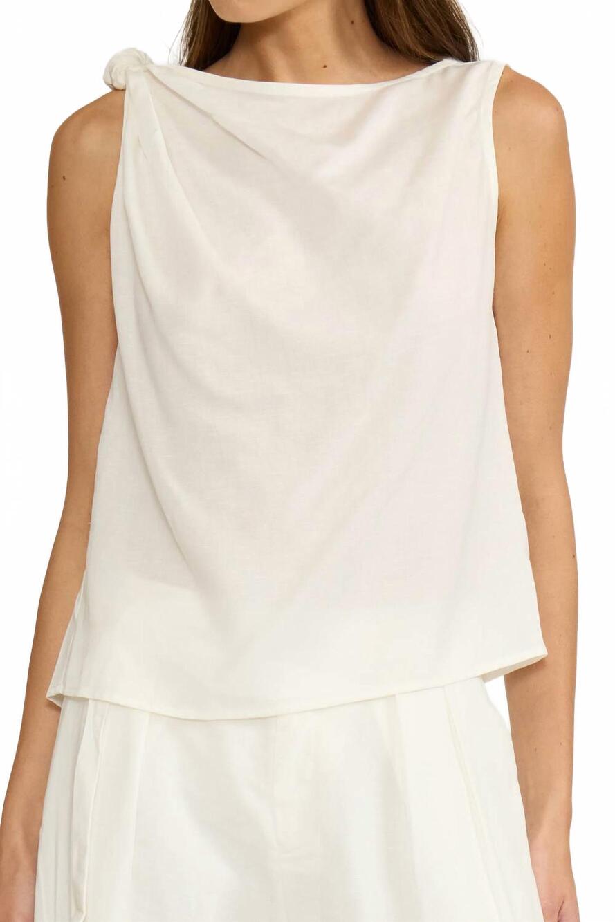 NEW LUCY PARIS alila tank top in white